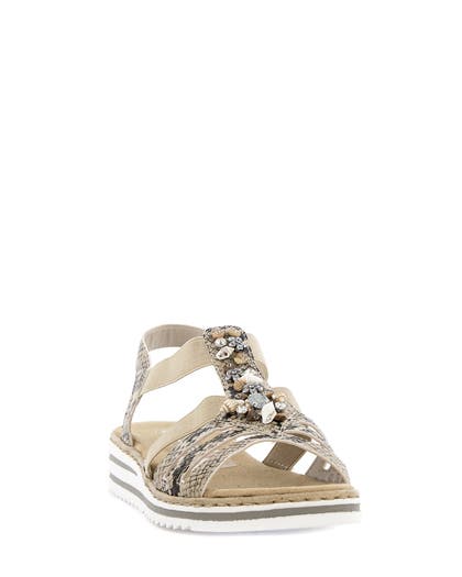 Rieker Beige Sandalett