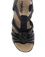 Rieker Svart Sandalett