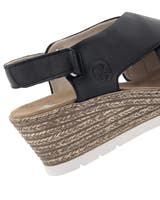 Rieker Svart Sandalett