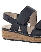 Rieker Svart Sandalett