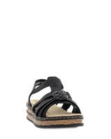 Rieker Svart Sandalett