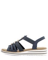 Rieker Blå Sandalett