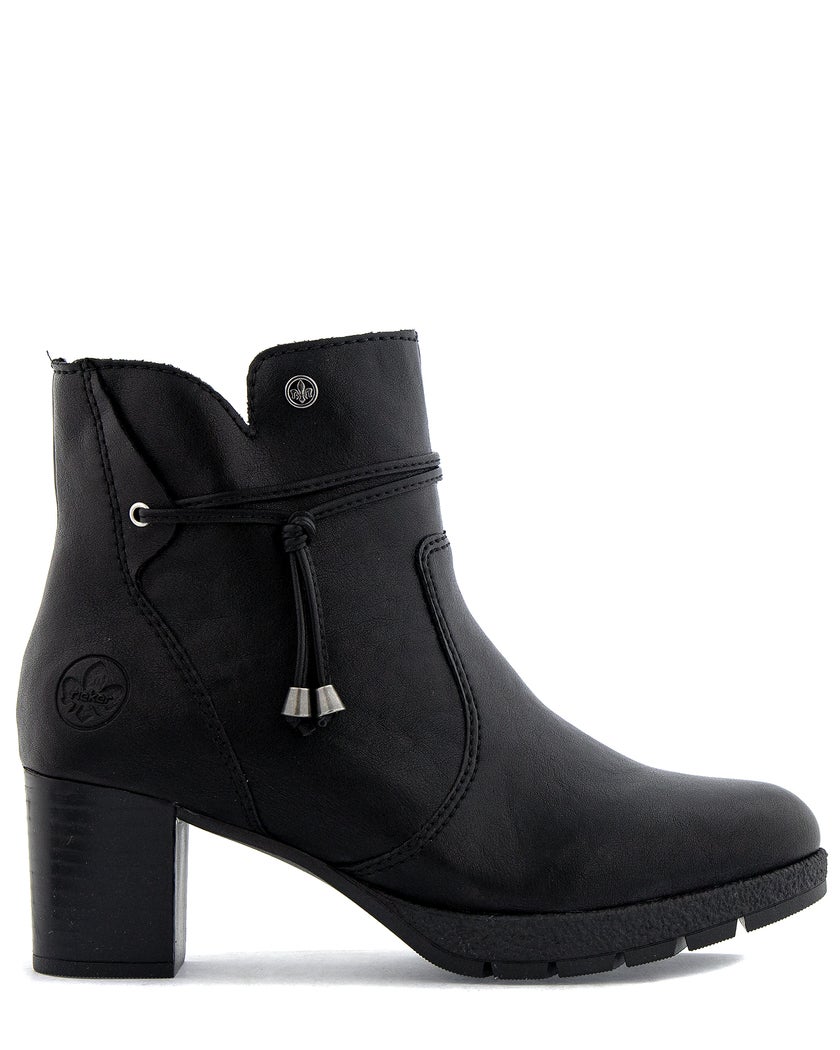 Rieker Svart Stövlett