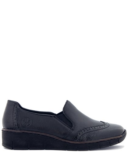 Rieker Svart Lågsko