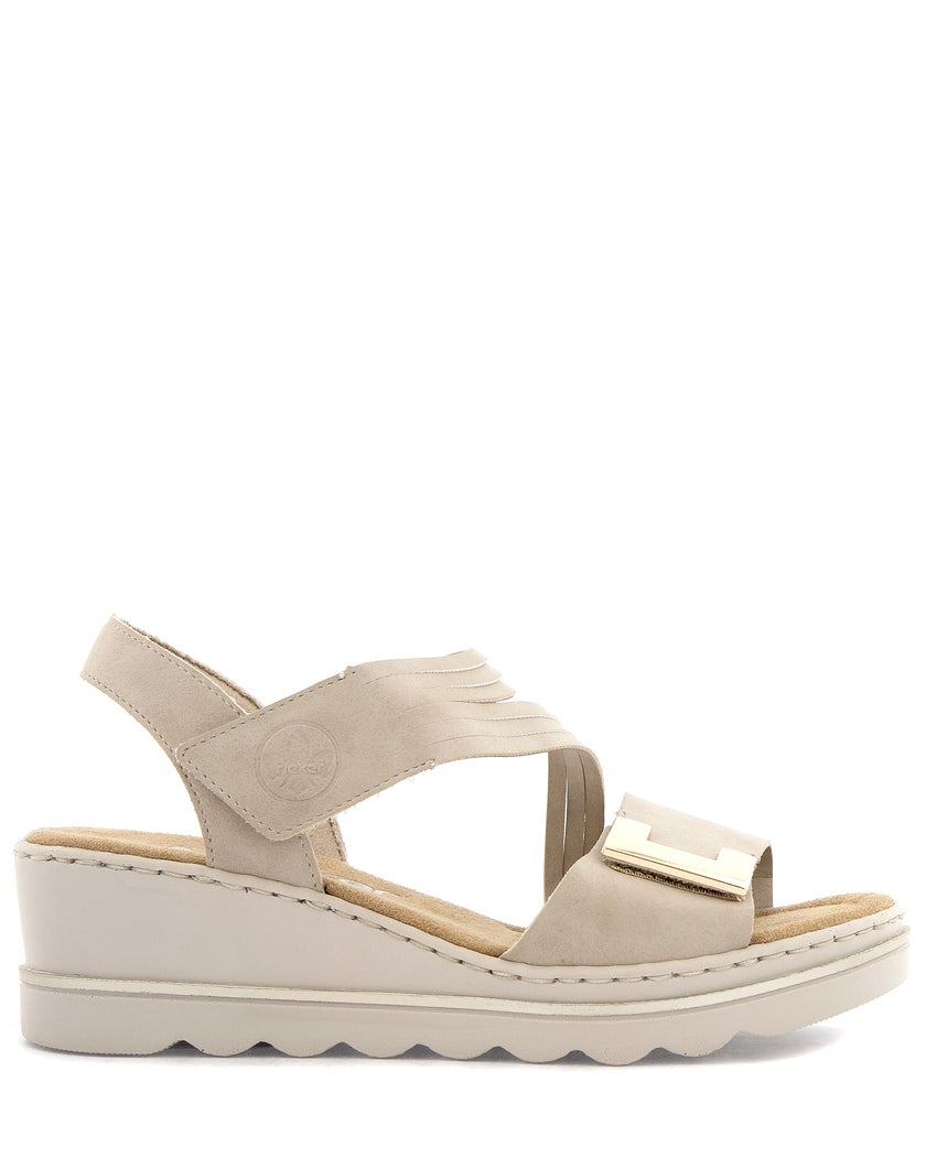 Rieker Beige Sandalett