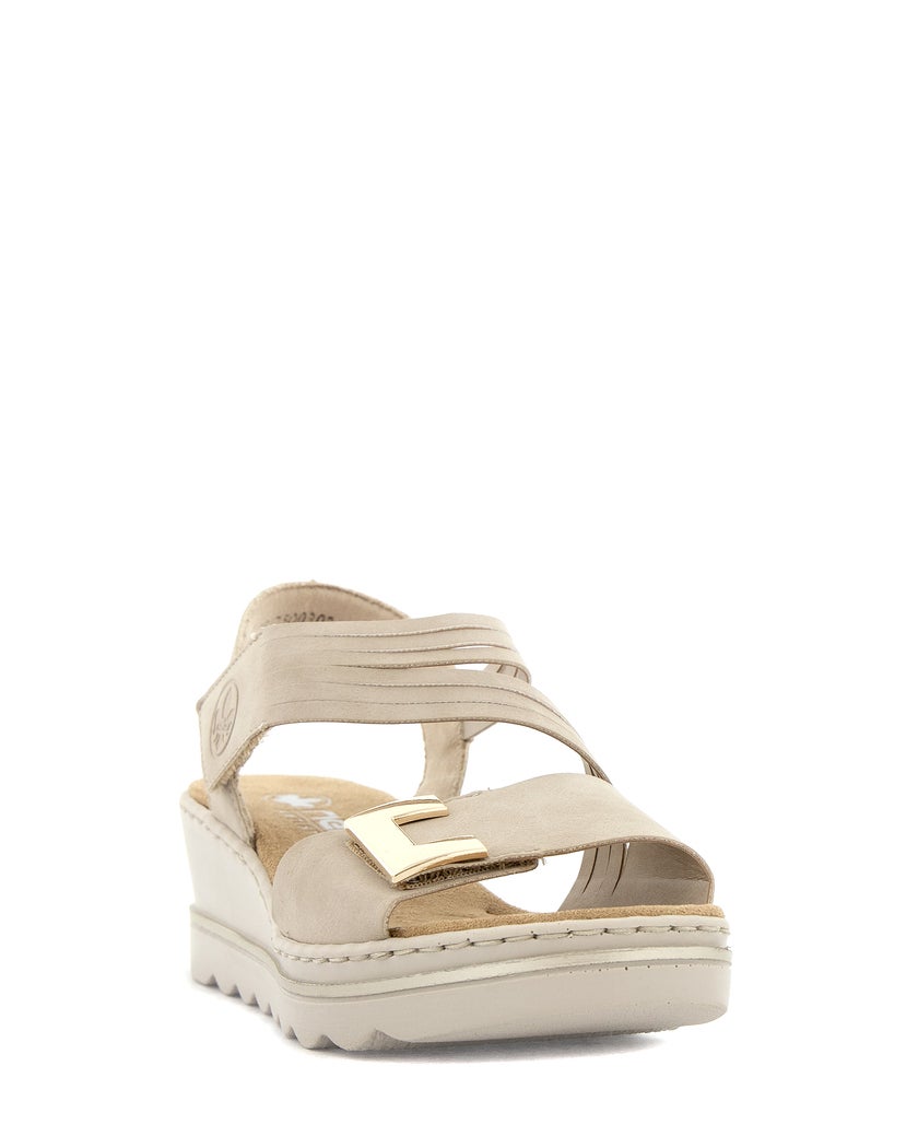 Rieker Beige Sandalett
