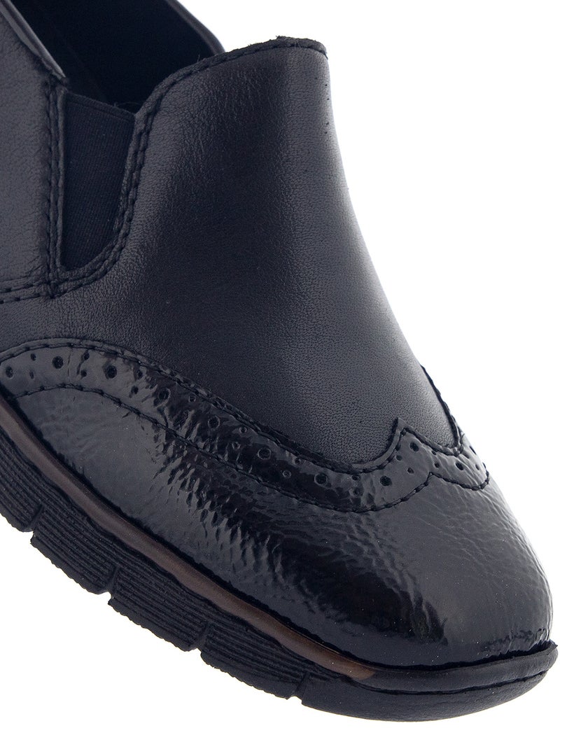 Rieker Svart Lågsko