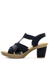 Rieker Svart Sandalett