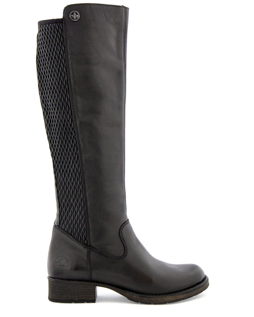 Rieker Svart Stövel