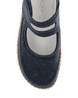 Rieker Blå Ballerina