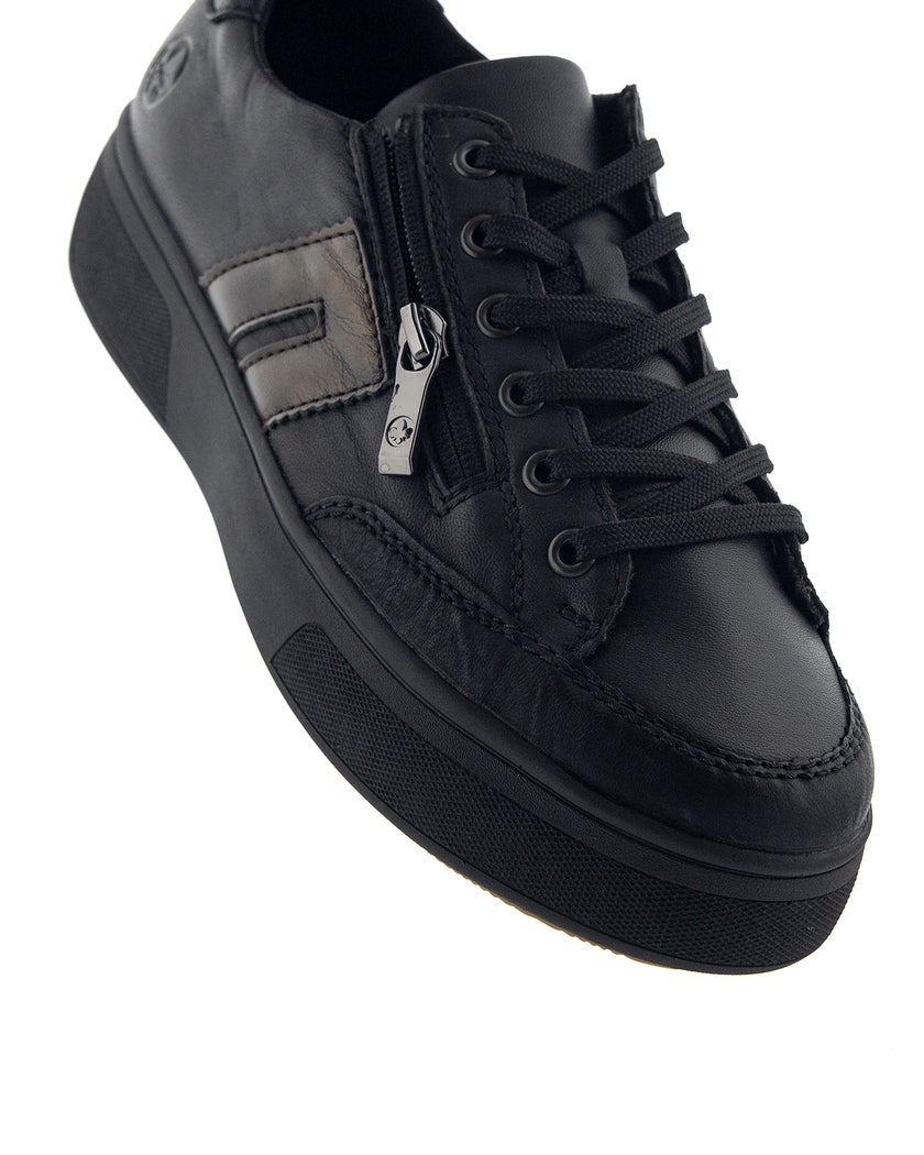 Rieker Svart Promenadsko