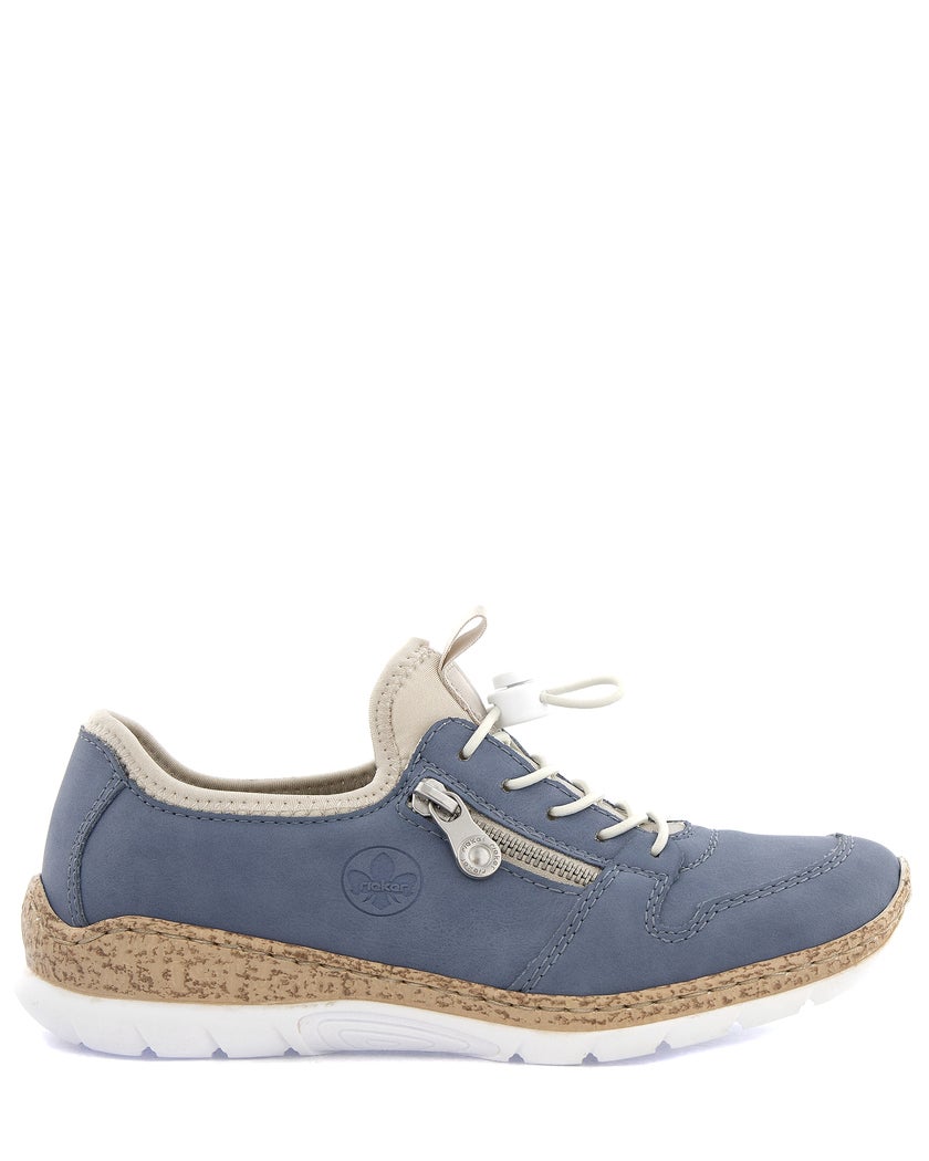 Rieker Blå Promenadsko