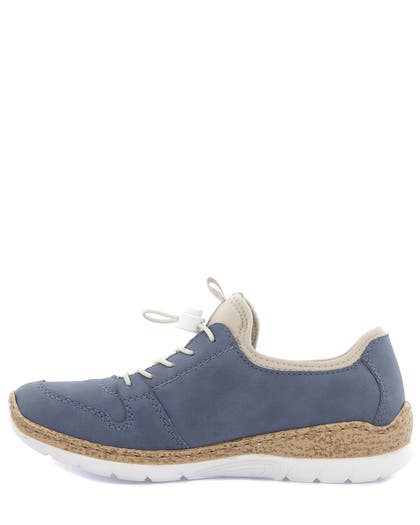 Rieker Blå Promenadsko