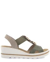 Rieker Grön Sandalett