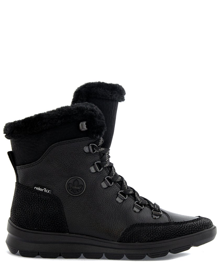 Rieker Svart Känga
