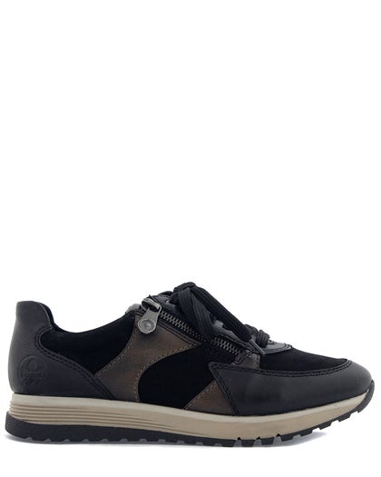 Rieker Svart Promenadsko