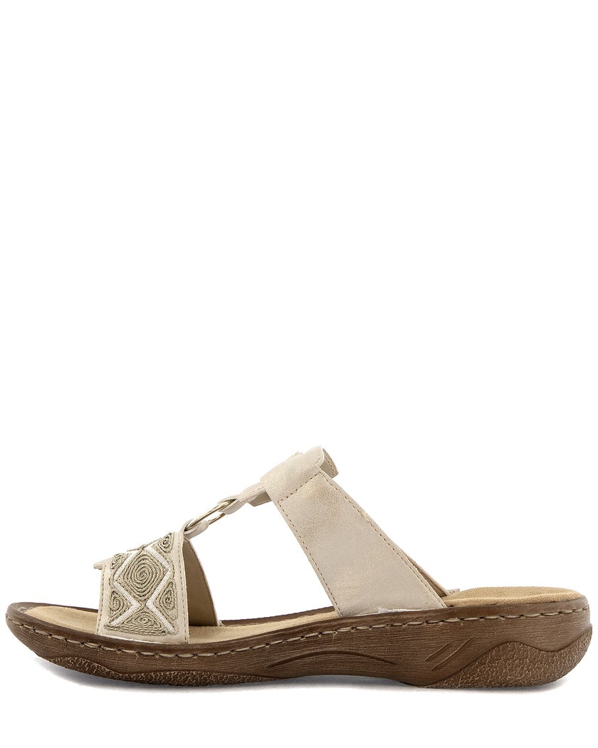 Rieker Beige Slip-In