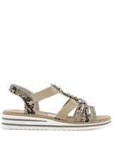 Rieker Beige Sandalett