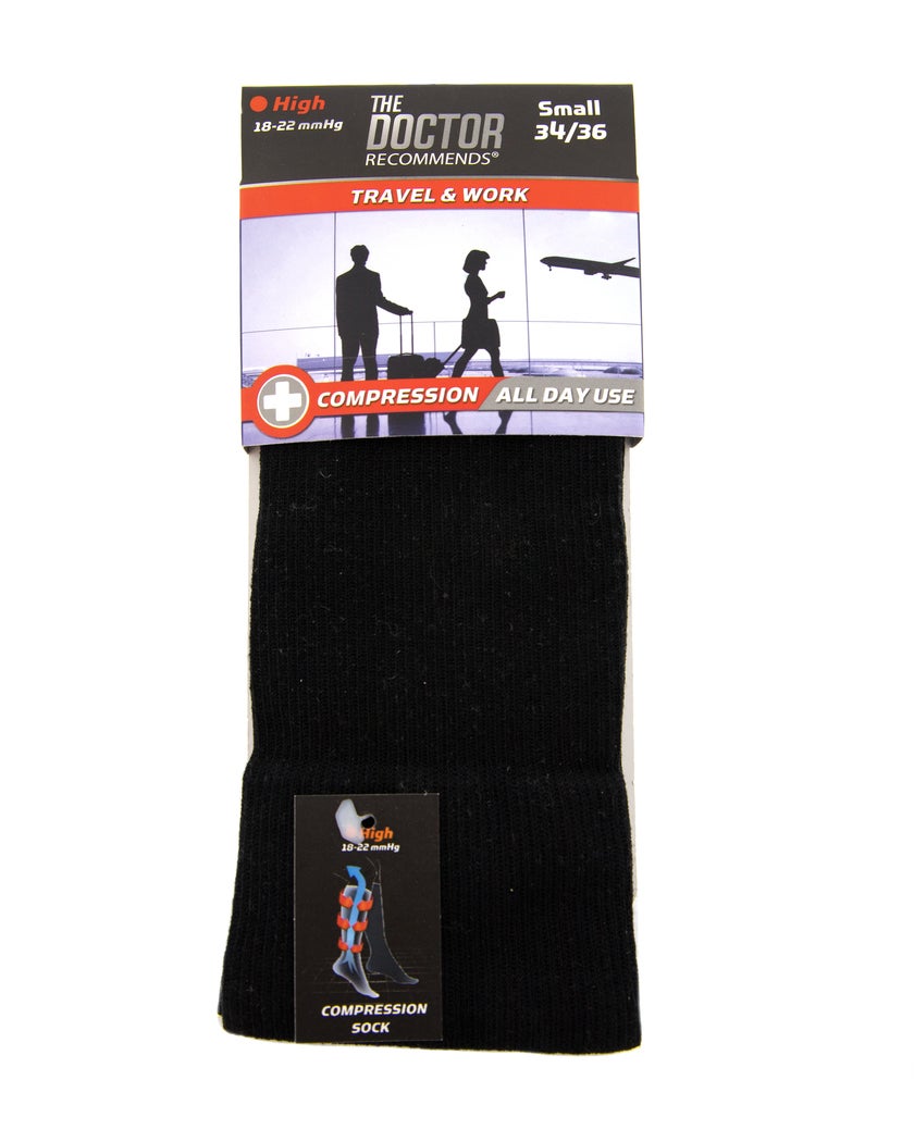 Svart Kompression18-22mmHg