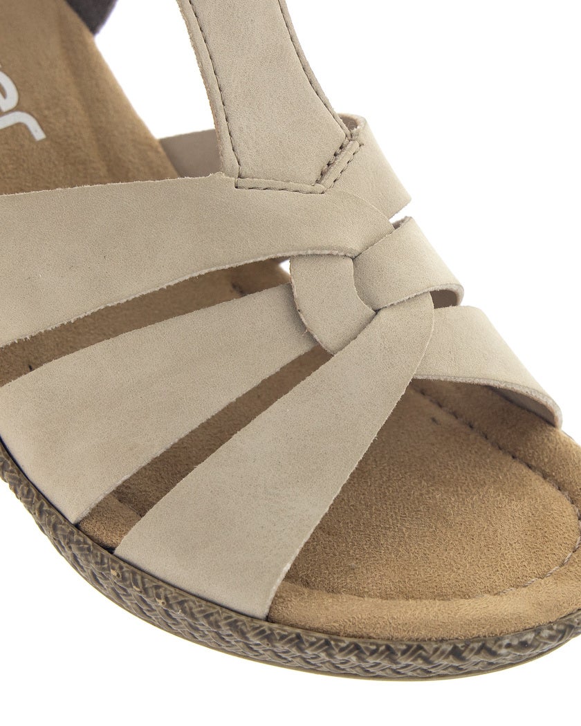 Rieker Beige Sandalett