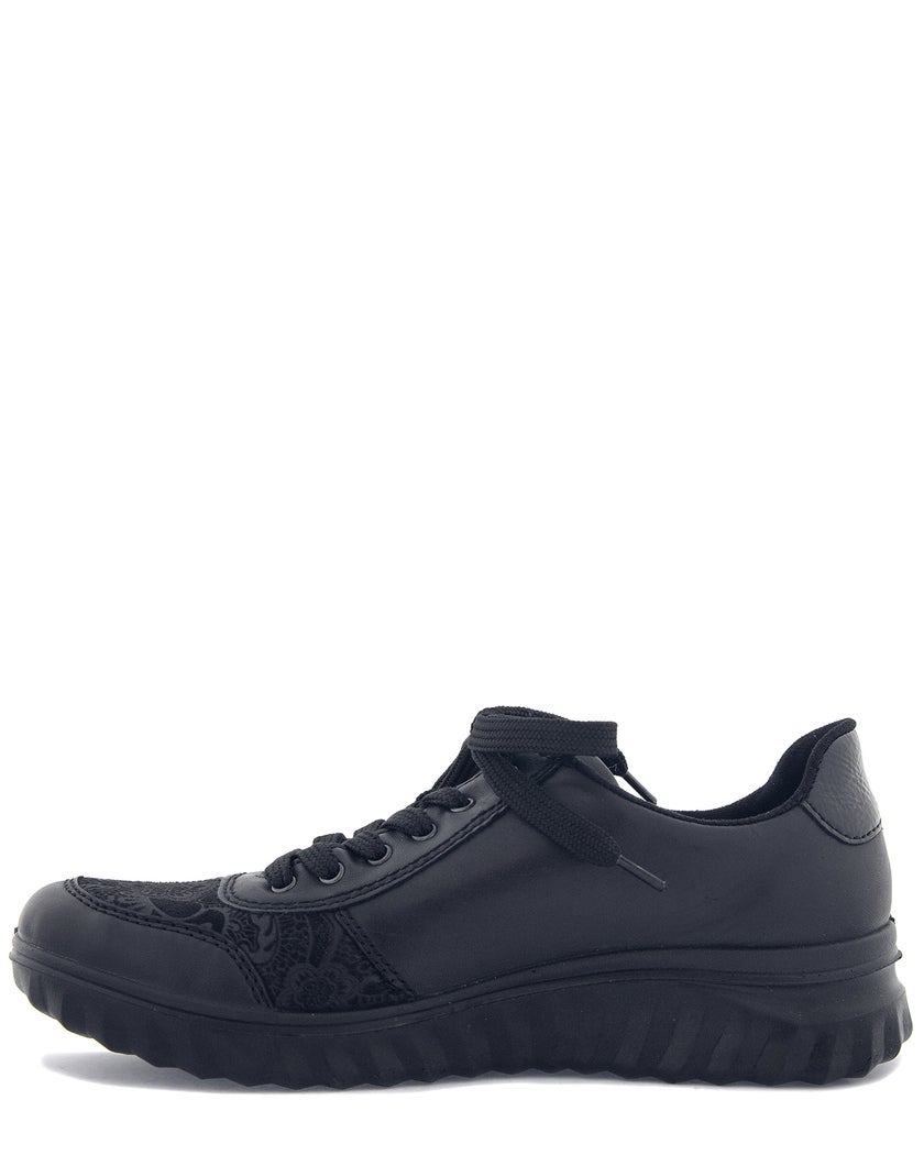 Rieker Svart Promenadsko