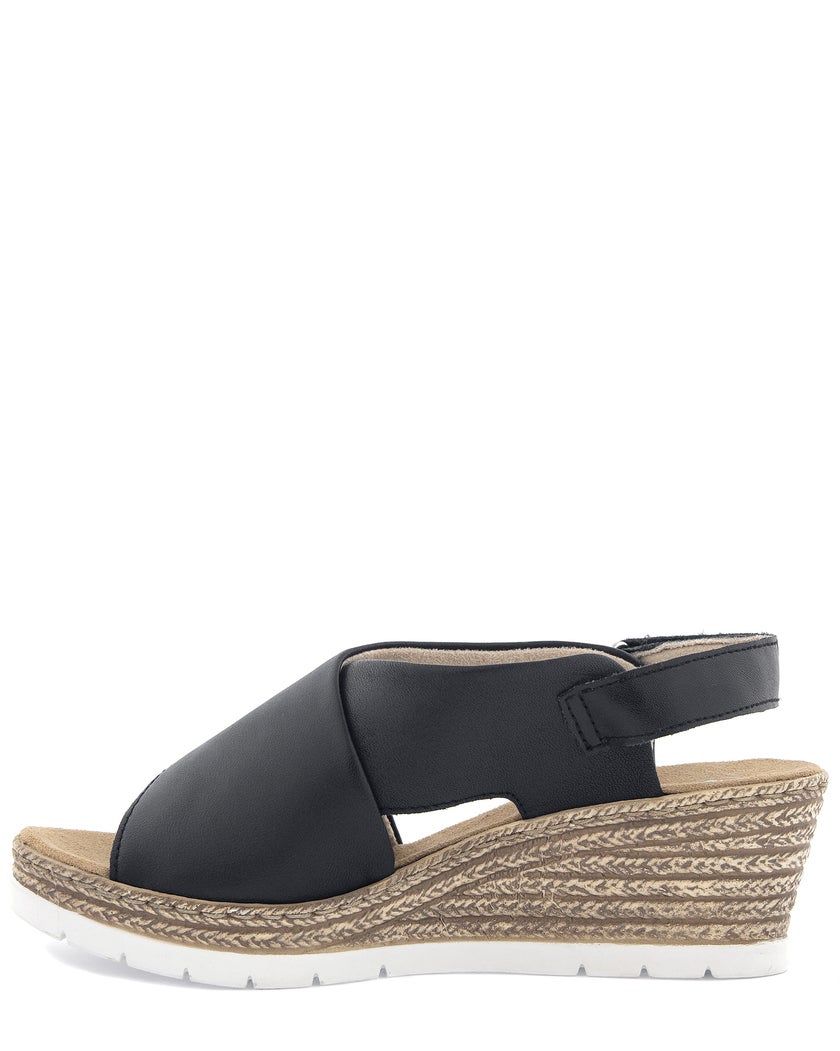 Rieker Svart Sandalett